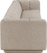 Meridian Furniture - Modari 153.5" Fabric Upholstered 2 Piece Modular Sofa - 143Beige-S2A - GreatFurnitureDeal