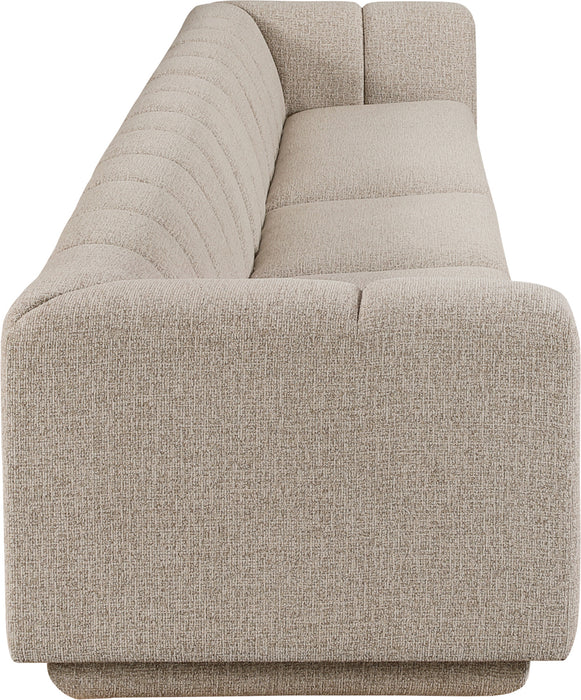 Meridian Furniture - Modari 193.5" Fabric Upholstered 3 Piece Modular Sofa - 143Beige-S3A - GreatFurnitureDeal