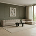 Meridian Furniture - Modari 194.25" Fabric Upholstered 4 Piece Modular Sectional - 143Beige-Sec4A - GreatFurnitureDeal
