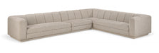 Meridian Furniture - Modari 114.25" Fabric Upholstered 4 Piece Modular Sectional - 143Beige-Sec4B - GreatFurnitureDeal