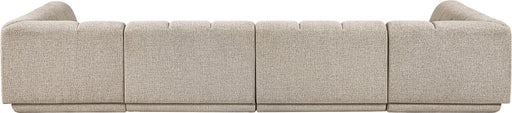 Meridian Furniture - Modari 155" Fabric Upholstered 4 Piece Modular Sectional - 143Beige-Sec4C - GreatFurnitureDeal