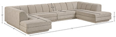 Meridian Furniture - Modari 155" Fabric Upholstered 4 Piece Modular Sectional - 143Beige-Sec4C - GreatFurnitureDeal