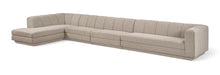 Meridian Furniture - Modari 194.25" Fabric Upholstered 4 Piece Modular Sectional - 143Beige-Sec4D - GreatFurnitureDeal