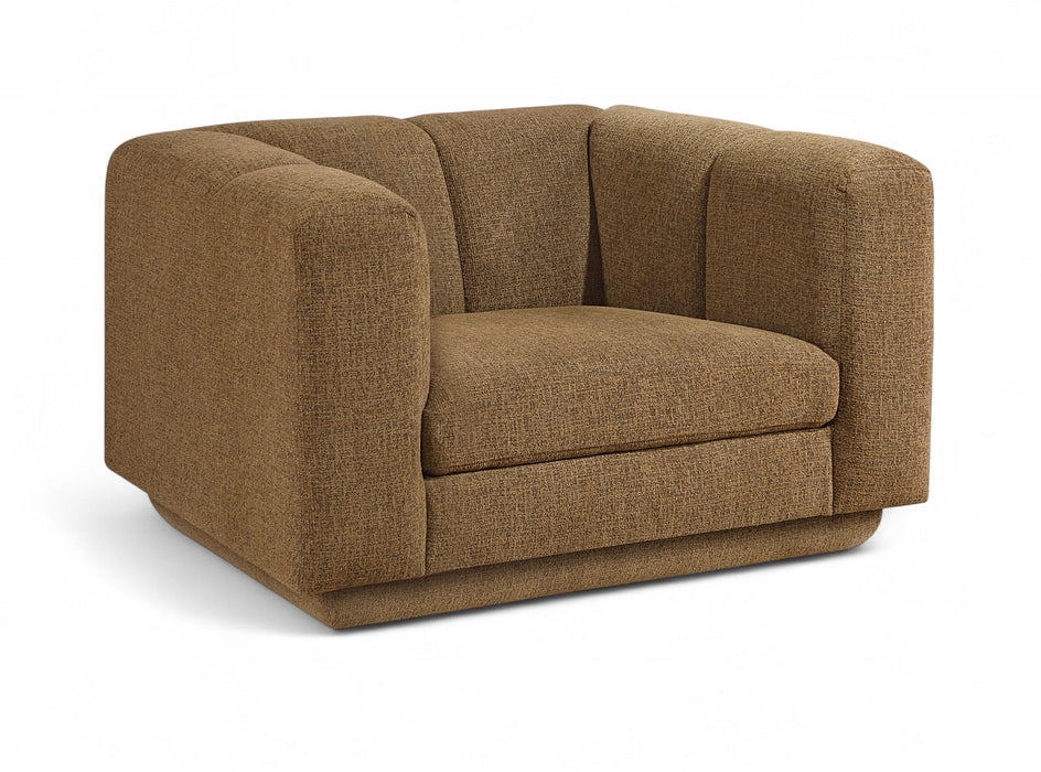 Meridian Furniture - Modari Fabric Upholstered Chair - 143Brown-C - GreatFurnitureDeal