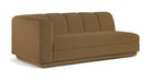 Meridian Furniture - Modari 76.75" Fabric Upholstered Sofa - 143Brown-LAS - GreatFurnitureDeal