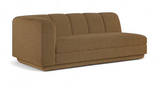 Meridian Furniture - Modari 76.75" Fabric Upholstered Sofa - 143Brown-LAS - GreatFurnitureDeal