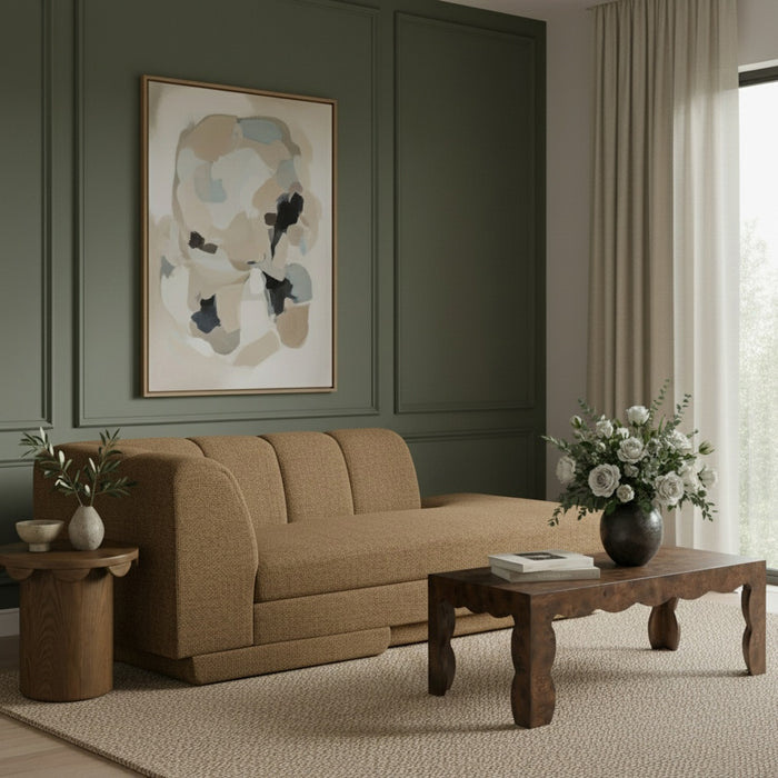Meridian Furniture - Modari Fabric Upholstered Chaise Lounge - 143Brown-LC - GreatFurnitureDeal