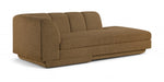 Meridian Furniture - Modari Fabric Upholstered Chaise Lounge - 143Brown-LC - GreatFurnitureDeal