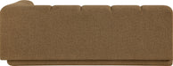 Meridian Furniture - Modari 76.75" Fabric Upholstered Sofa - 143Brown-RAS - GreatFurnitureDeal