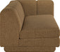 Meridian Furniture - Modari 76.75" Fabric Upholstered Sofa - 143Brown-RAS - GreatFurnitureDeal