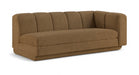 Meridian Furniture - Modari 76.75" Fabric Upholstered Sofa - 143Brown-RAS - GreatFurnitureDeal