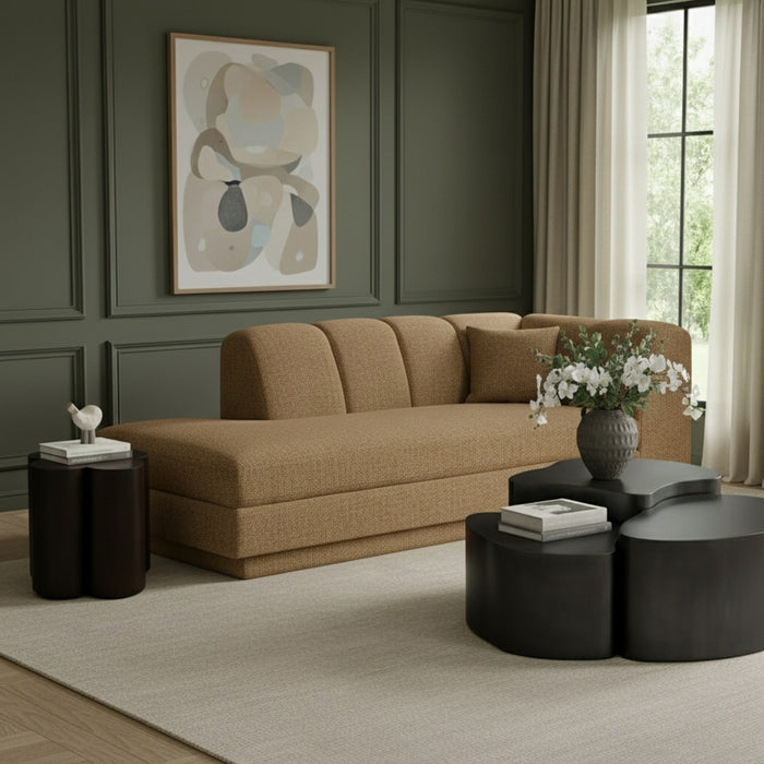 Meridian Furniture - Modari Fabric Upholstered Chaise Lounge - 143Brown-RC - GreatFurnitureDeal