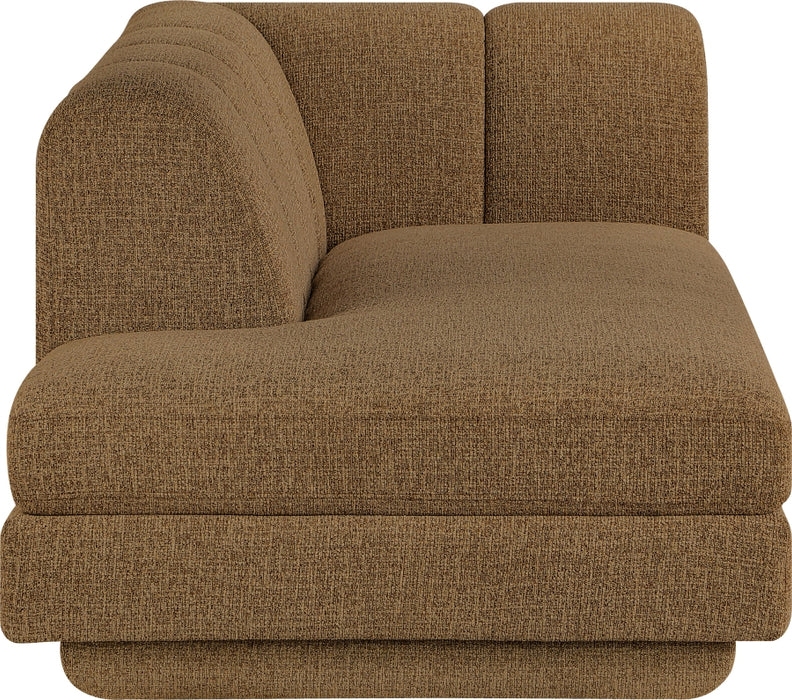Meridian Furniture - Modari Fabric Upholstered Chaise Lounge - 143Brown-RC - GreatFurnitureDeal
