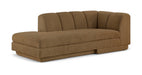 Meridian Furniture - Modari Fabric Upholstered Chaise Lounge - 143Brown-RC - GreatFurnitureDeal