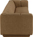 Meridian Furniture - Modari 153.5" Fabric Upholstered 2 Piece Modular Sofa - 143Brown-S2A - GreatFurnitureDeal