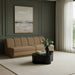 Meridian Furniture - Modari 80" Fabric Upholstered 2 Piece Armless Modular Sofa - 143Brown-S2B - GreatFurnitureDeal