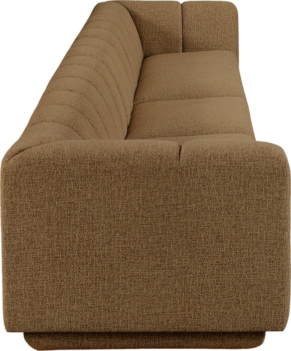 Meridian Furniture - Modari 193.5" Fabric Upholstered 3 Piece Modular Sofa - 143Brown-S3A - GreatFurnitureDeal