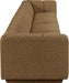 Meridian Furniture - Modari 193.5" Fabric Upholstered 3 Piece Modular Sofa - 143Brown-S3A - GreatFurnitureDeal