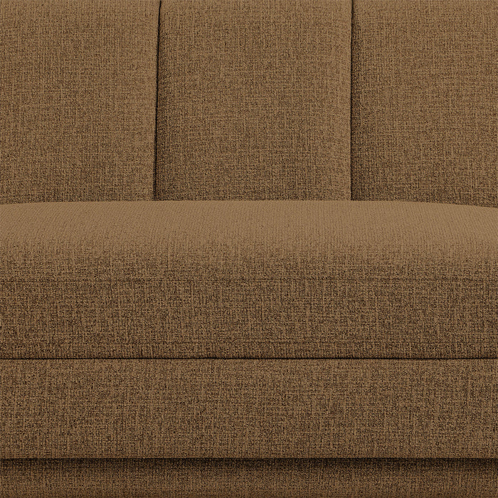 Meridian Furniture - Modari 160" Fabric Upholstered 4 Piece Armless Modular Sofa - 143Brown-S4B - GreatFurnitureDeal