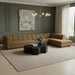 Meridian Furniture - Modari 154.25" Fabric Upholstered 3 Piece Modular Sectional - 143Brown-Sec3A - GreatFurnitureDeal