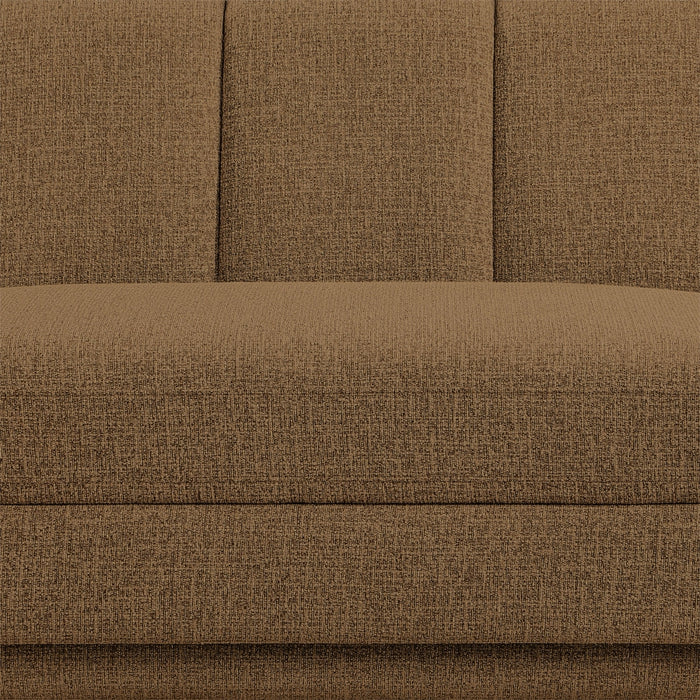 Meridian Furniture - Modari 154.25" Fabric Upholstered 3 Piece Modular Sectional - 143Brown-Sec3A - GreatFurnitureDeal