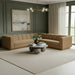 Meridian Furniture - Modari 114.25" Fabric Upholstered 3 Piece Modular Sectional - 143Brown-Sec3B - GreatFurnitureDeal