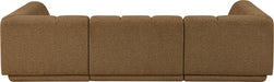 Meridian Furniture - Modari 115" Fabric Upholstered 3 Piece Modular Sectional - 143Brown-Sec3C - GreatFurnitureDeal
