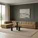 Meridian Furniture - Modari 154.25" Fabric Upholstered 3 Piece Modular Sectional - 143Brown-Sec3D - GreatFurnitureDeal