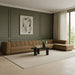 Meridian Furniture - Modari 194.25" Fabric Upholstered 4 Piece Modular Sectional - 143Brown-Sec4A - GreatFurnitureDeal