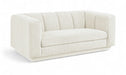 Meridian Furniture - Modari 70.25" Fabric Upholstered Loveseat - 143Cream-L - GreatFurnitureDeal