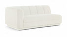 Meridian Furniture - Modari 76.75" Fabric Upholstered Sofa - 143Cream-LAS - GreatFurnitureDeal