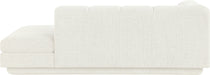 Meridian Furniture - Modari Fabric Upholstered Chaise Lounge - 143Cream-LC - GreatFurnitureDeal