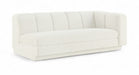 Meridian Furniture - Modari 76.75" Fabric Upholstered Sofa - 143Cream-RAS - GreatFurnitureDeal