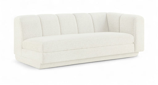 Meridian Furniture - Modari 76.75" Fabric Upholstered Sofa - 143Cream-RAS - GreatFurnitureDeal