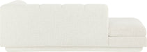 Meridian Furniture - Modari Fabric Upholstered Chaise Lounge - 143Cream-RC - GreatFurnitureDeal