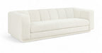 Meridian Furniture - Modari 95" Fabric Upholstered Sofa - 143Cream-S - GreatFurnitureDeal