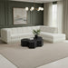 Meridian Furniture - Modari 114.25" Fabric Upholstered 2 Piece Modular Sectional - 143Cream-Sec2B - GreatFurnitureDeal