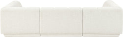 Meridian Furniture - Modari 115" Fabric Upholstered 3 Piece Modular Sectional - 143Cream-Sec3C - GreatFurnitureDeal