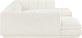 Meridian Furniture - Modari 115" Fabric Upholstered 3 Piece Modular Sectional - 143Cream-Sec3C - GreatFurnitureDeal