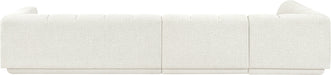 Meridian Furniture - Modari 154.25" Fabric Upholstered 3 Piece Modular Sectional - 143Cream-Sec3D - GreatFurnitureDeal