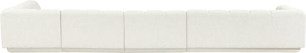 Meridian Furniture - Modari 194.25" Fabric Upholstered 4 Piece Modular Sectional - 143Cream-Sec4A - GreatFurnitureDeal