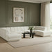 Meridian Furniture - Modari 155" Fabric Upholstered 4 Piece Modular Sectional - 143Cream-Sec4C - GreatFurnitureDeal