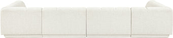 Meridian Furniture - Modari 155" Fabric Upholstered 4 Piece Modular Sectional - 143Cream-Sec4C - GreatFurnitureDeal