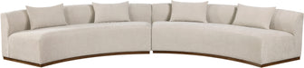 Meridian Furniture - Avanti 182.5" Chenille Fabric Upholstered 2 Piece Modular Sectional - 44016Beige-S-2PC - GreatFurnitureDeal