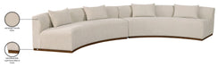 Meridian Furniture - Avanti 182.5" Chenille Fabric Upholstered 2 Piece Modular Sectional - 44016Beige-S-2PC - GreatFurnitureDeal