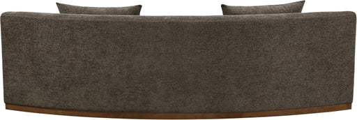 Meridian Furniture - Avanti 104" Chenille Fabric Upholstered Sofa - 44016Brown-S - GreatFurnitureDeal