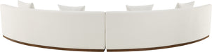 Meridian Furniture - Avanti 182.5" Chenille Fabric Upholstered 2 Piece Modular Sectional - 44016Cream-S-2PC - GreatFurnitureDeal