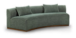 Meridian Furniture - Avanti 104" Chenille Fabric Upholstered Sofa - 44016Olive-S - GreatFurnitureDeal