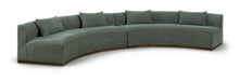 Meridian Furniture - Avanti 182.5" Chenille Fabric Upholstered 2 Piece Modular Sectional - 44016Olive-S-2PC - GreatFurnitureDeal