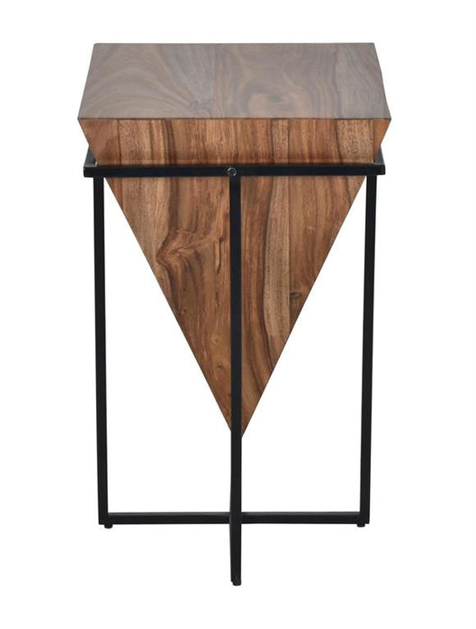 Coast To Coast - Accent Table in Brownstone Nut Brown & Black - 58119